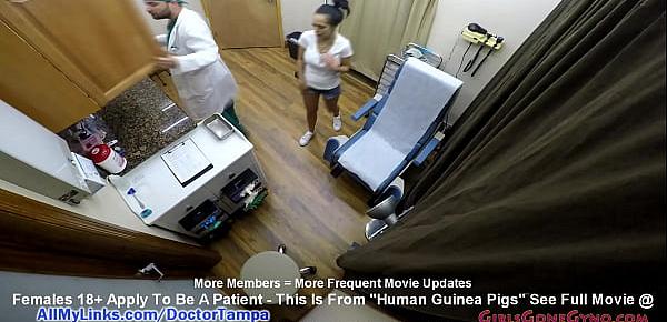  French Immigrant Adrianna Fox Must Pass Medical Exam to Stay in US At Gloves Hands Of Doctor Tampa @ GirlsGoneGynoCom